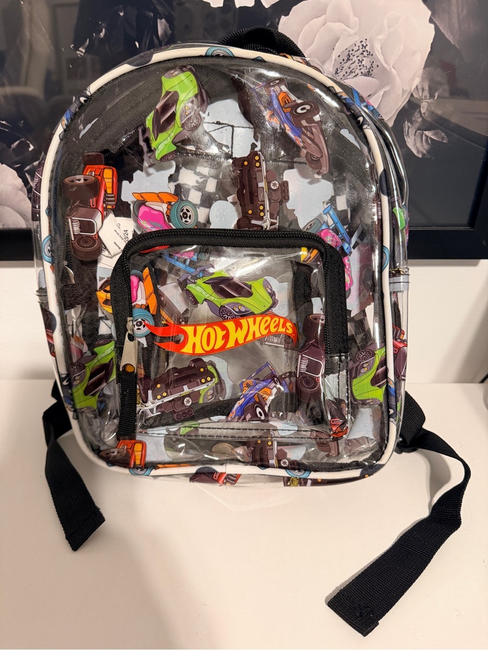Kids Clear HotWheels Backpack
